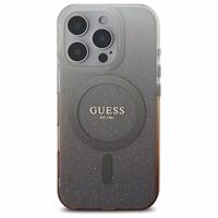 Guess IML Blizgučių gradientas Magnetinis dėklas telefonui iPhone 16 Pro - rudas