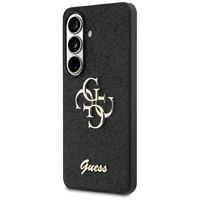 Guess case Fixed Glitter Big 4G Metal Logo for Samsung Galaxy S26 black