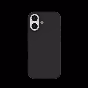 JUST MUST REGULAR DEFENSE silikoninis dėklas su MAGSAFE iPhone 17 juodas
