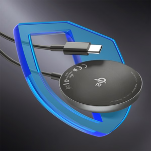 Wozinsky 15W belaidis Qi2 indukcinis įkroviklis - juodas