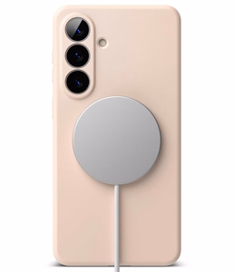 Ringke Silikoninis MagSafe Dėklas for Samsung Galaxy S26+ - rožinis