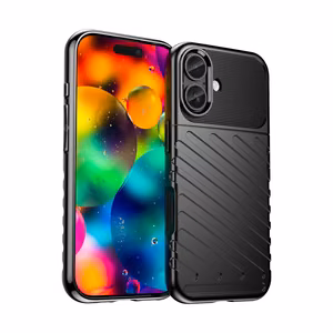 Thunder dėklas telefonui iPhone 17 - juodas