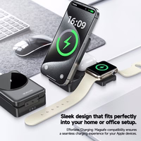 JELLICO belaidis įkroviklis 3in1 W25 15W juodas