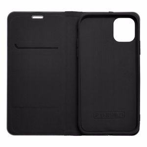 LUNA Book Carbon dėklas telefonui IPHONE 13 juodas