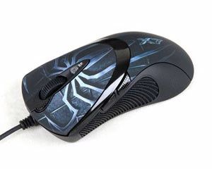 A4Tech Anti-Vibrate Laser Gaming XL-747H žaidimų pelė dešiniarankė USB Type-A 3600 DPI