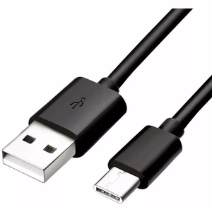 Samsung EP-DW700CBE USB-A - USB-C 1.5m kabelis (didmeninė – pakaitinė pakuotė) – juodas