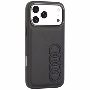 Audi TT sintetinės odos dėklas, skirtas iPhone 18 Pro Max / 17 Pro Max, suderinamas su MagSafe – juodas