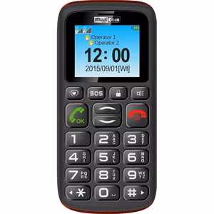 Maxcom MM 428 L GSM Mobile Phone, Black/Red