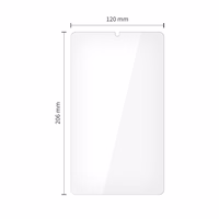 Tech-Protect Glass Fit+ apsauginiai stiklai 2 vnt. Samsung Galaxy Tab A9 / A11 8.7