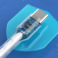 BWOO Kabelis USB - USB-C 1m 3A baltas BO-X172C