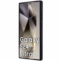 BMW M Silikoninis spausdintas žiedas Magnetinis dėklas telefonui Samsung Galaxy S24 Ultra - juodas