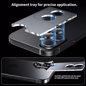 Tech-Protect Camring Fit+ kameros dangtelis, skirtas iPhone 17 – mėlynas