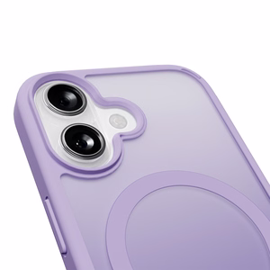 Puro Gradient TPU magnetinis dėklas telefonui iPhone 17 - rožinis