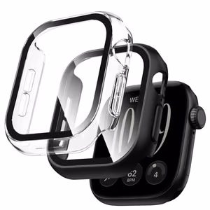 Tech-Protect Defense Black & Clear 2-Pack Case for Apple Watch 42 mm