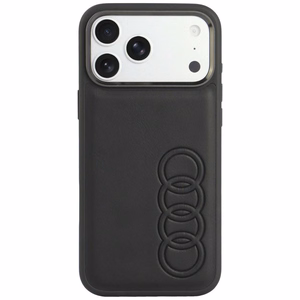 Audi TT sintetinės odos dėklas, skirtas iPhone 18 Pro Max / 17 Pro Max, suderinamas su MagSafe – juodas