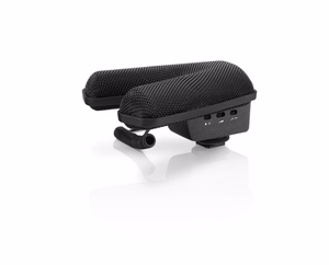 Sennheiser MKE 440 – stereofoninis kondensatorinis kameros mikrofonas su žemųjų dažnių filtru