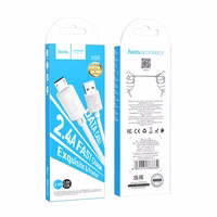 Kabelis USB-A į Micro USB Hoco 2,4A 1 m X88 baltas