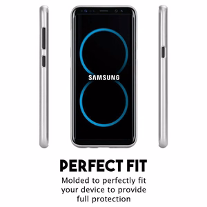 Mercury I-Jelly dėklas, skirtas Samsung Galaxy S8+, sidabro spalvos