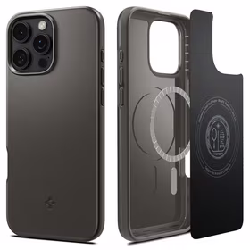 Spigen Thin Fit Magnetinis dėklas iPhone 16 Pro - ginklo metalo