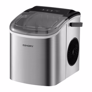 Euhomy IM001 ledo kubelių gaminimo aparatas, 1.2 l, 12 kg (sidabro spalvos)