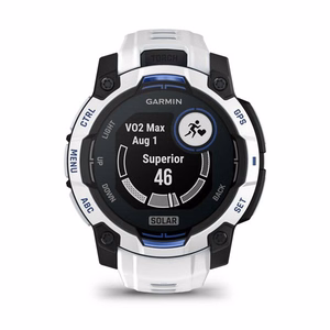 Garmin Instinct 3 Solar laikrodis, 45 mm, baltas