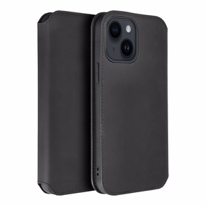 Dvigubos kišenės dėklas telefonui XIAOMI Redmi Note 13 5G juodas