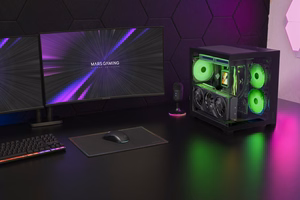 Mars Gaming MCVIEW3 kompiuterio korpusas „Mini Tower“ Juoda
