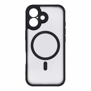 FULL MATTE MAG COVER dėklas telefonui suderinamas su MagSafe iPhone 17 juoda