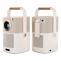 "Yaber T2 Plus" LCD FullHD 1080p multimedijos projektorius su JBL garsiakalbiais - smėlio spalvos