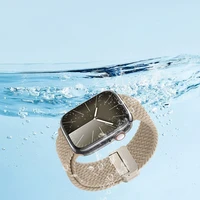 DUX DUCIS MIXTURE PRO elastinė pyninė juosta Apple Watch 38/40/41 mm šviesiai smėlinė