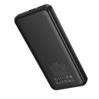 Borofone Power Bank 10000mAh BJ78 Clever - 2xUSB - black (damaged packaging)