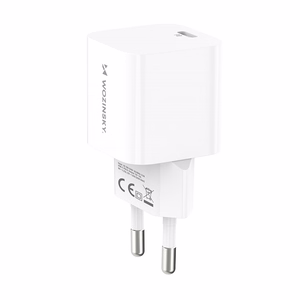 Wozinsky CMWCS USB-C PD 20W sieninis įkroviklis - baltas