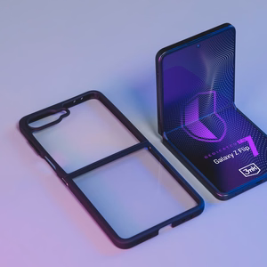 3mk Satin Armor Dėklas+ Samsung Galaxy Z Flip 7 - skaidri juoda