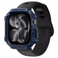 Spigen Rugged Armor deklas Apple Watch 42mm - tamsiai melynas