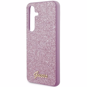 GUESS чехол для SAMSUNG S24 GUHCS24SHGGSHU (Glitter Script) фиолетовый