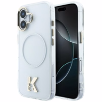 Karl Lagerfeld IML K Head Logo MagSafe Dėklas for iPhone 17 - Clear
