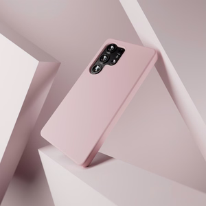 Puro Icon silikoninis dėklas telefonui Samsung Galaxy S25 Ultra - rožinis