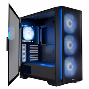 MODECOM HORIZON ARGB Flow MIDI USB 3.0 X 2 TYPE-C kompiuterio korpusas