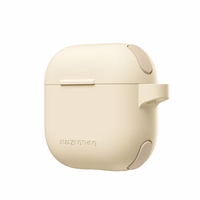 AmazingThing Omni dėklas ausinėms AirPods 4 – smėlinas