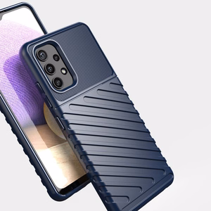 Thunder Case lankstus tvirtas tvirtas dėklas TPU dėklas telefonui Samsung Galaxy A72 4G žalias