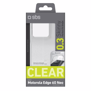 SBS Skinny Cover for Motorola Edge 60 Neo - Transparent