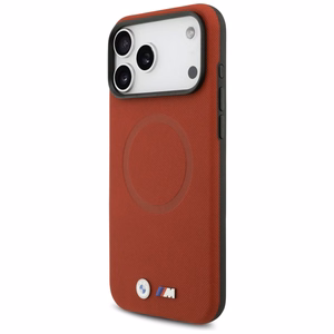 BMW M FW metalinis MagSafe dėklas su logotipu iPhone 17 Pro Max - Raudonas