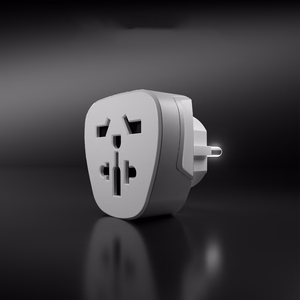 Adapteris iš Schuko/DE sieninio kištuko į universalų kištuką