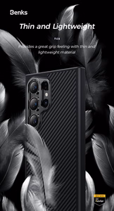 Benks Magnetinis Armor Pro Kevlar dėklas telefonui Samsung Galaxy S24 Plus (0041) 600D (m) - juodas