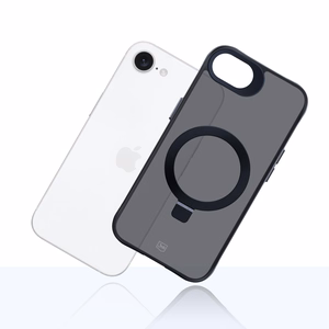 3mk Smoke Dėklas telefonui Mag&Stand Apple iPhone 16E - juodas