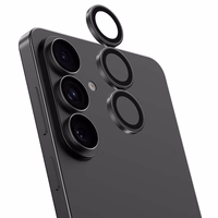 "Benks" grūdinto stiklo stiklas "Warrior Lens Protector" kameros apsauga "Samsung Galaxy S26/S26 Plus" (3 vnt.), juodas