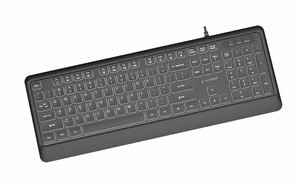 KEYBOARD MULTIMEDIA USB ENG/BLACK KB-UML-04 GEMBIRD
