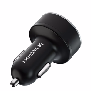 Įkroviklis automobilinis Wozinsky (WDCCB) (2xUSB 2xUSB-C 3A) 50W juodas