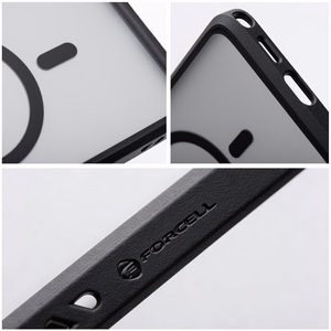 Case for Samsung S26 Forcell F-Protect Smoke Hybrid Premium compatible with MagSafe black