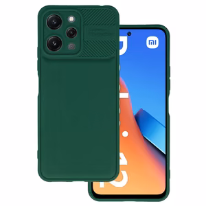 Dėklas su apsauga kamerai Xiaomi Redmi 12 žalias